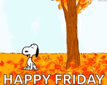 Snoopy Fall Gif GIF