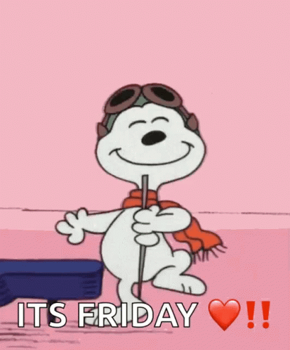 Snoopy Friday Dance Love GIF