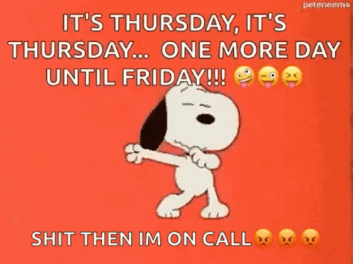 Snoopy Friday Shit I'm On Call GIF