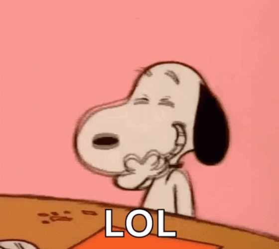 Snoopy Funny Lol GIF