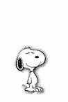 Cloudy Happy Star Birthday For Snoopy GIF