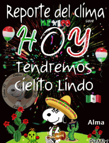 Snoopy in Sombrero With Cielito Lindo