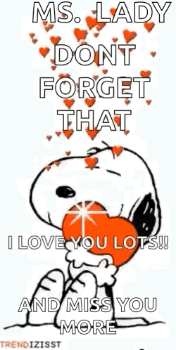 Snoopy Love GIF