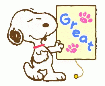 Snoopy Peanuts Great GIF