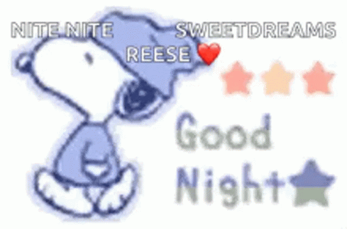 Snoopy Saturday Sweet Dreams GIF