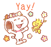 Snoopy Sticker GIF