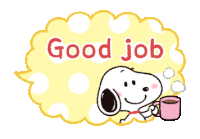 Snoopy Sticker GIF