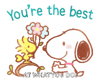 Snoopy Sticker GIF