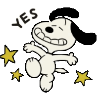 Snoopy Sticker GIF