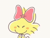 Snoopy Sunday Cute Woodstock GIF