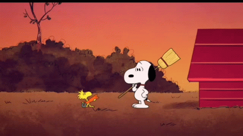 Snoopy Sunday Woodstock Mad GIF