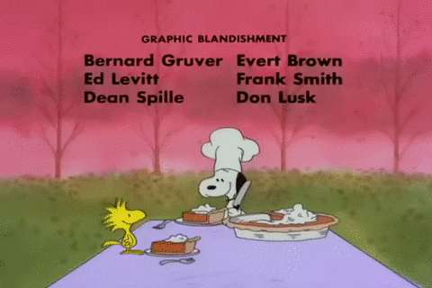 Snoopy Thanksgiving End Credit GIF