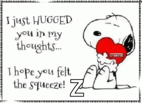 Snoopy Thinking Of You Sympathy GIF