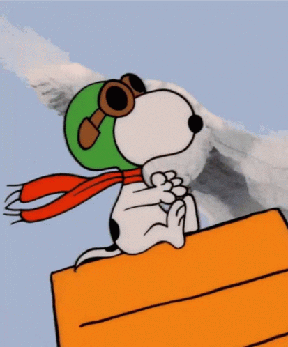 Snoopy Wearing Green Hat and Scarf