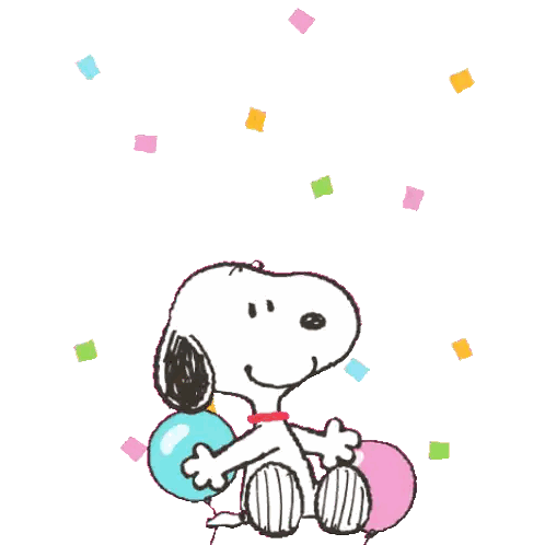Snoopy With Balloons And Congratulations