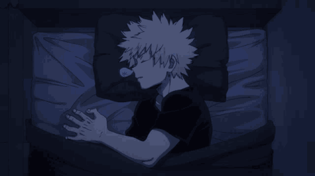 Snoring Katsuki Bakugou GIF