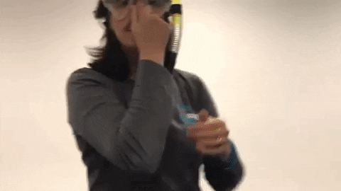 Snorkeling Pretending Going Under GIF