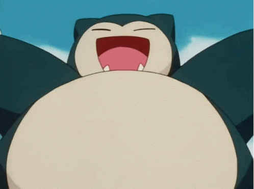 Snorlax Good Morning GIF