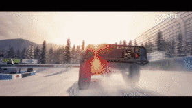 Snow Race Track Dirt Showdown GIF