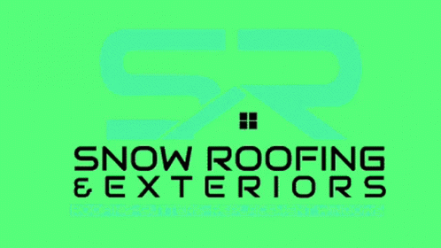 Snow Roofing And Exteriors Logo Roofing Gutters Replacement Windows GIF