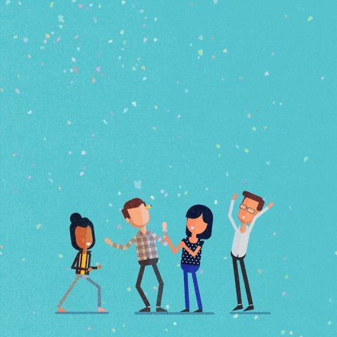 Snow Season Friends Dancing Tgif Meme GIF