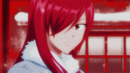 Snow Season Titania Erza Scarlet GIF