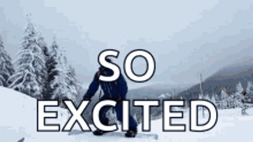 Snow So Excited GIF
