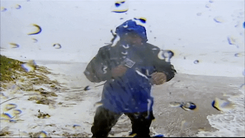 Snow Storm Reporter Jim Cantore GIF