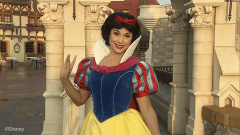 Snow White At Disneyland GIF