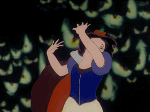 Snow White Chased By Monster GIF