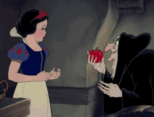 Snow White And The Witch GIF