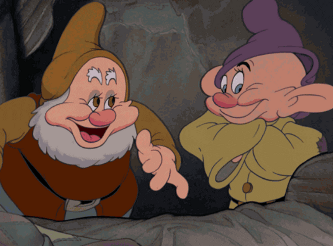 Snow White Friends Dwarves GIF