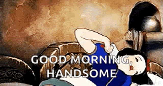 Snow White Good Morning Handsome GIF