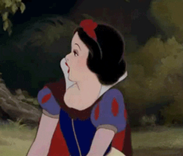 Snow White Happily Clapping GIF