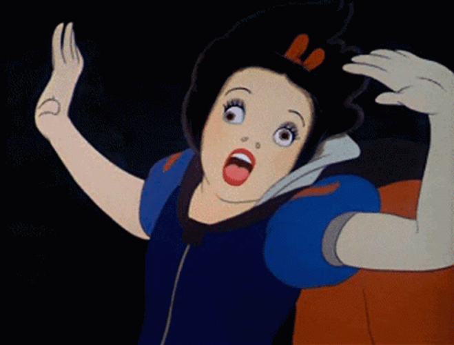 Snow White Rolling Eyes GIF