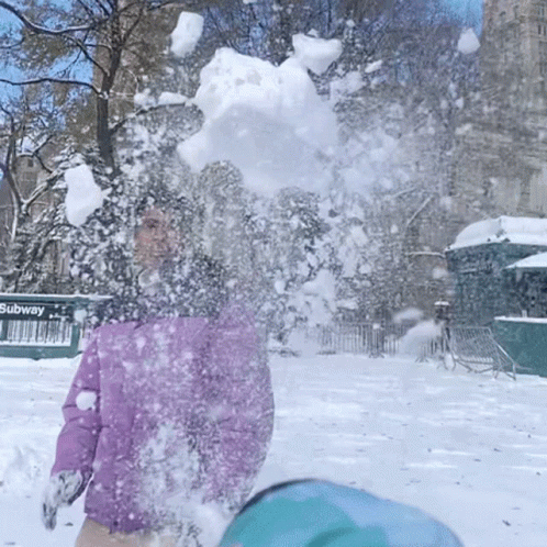 Snowball Fight Headshot GIF
