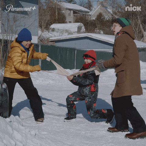 Snowball Fight Day Prank GIF