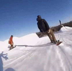 Snowboarding Flip Tricks Slow Motion GIF