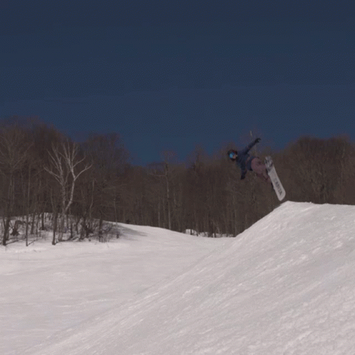 Snowboarding Trick Slide Fly GIF
