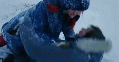 Snowfall Sweet Fights GIF