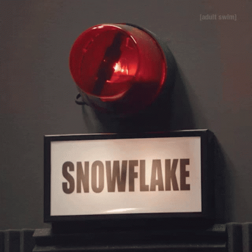 Snowflake Red Alert GIF