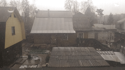 Snowing In Russia GIF