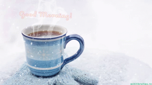 Snowman In Sweater And Hat Saying Sweater Weather Happy Monday GIF