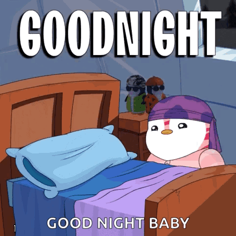 Snowman Laying in Bed Goodnight Goodnight Baby