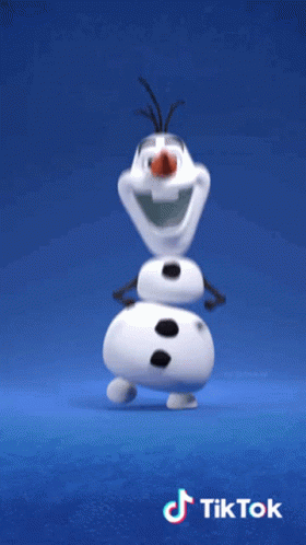 Snowman Olaf Doing Christmas Dance GIF