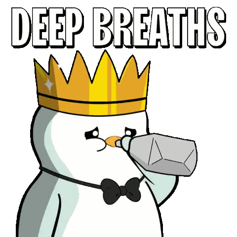 Snowman Wearing Crown and Bow Tie Drinking