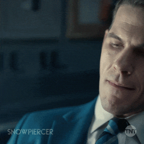 Snowpiercer Eating Buffalo Wings GIF