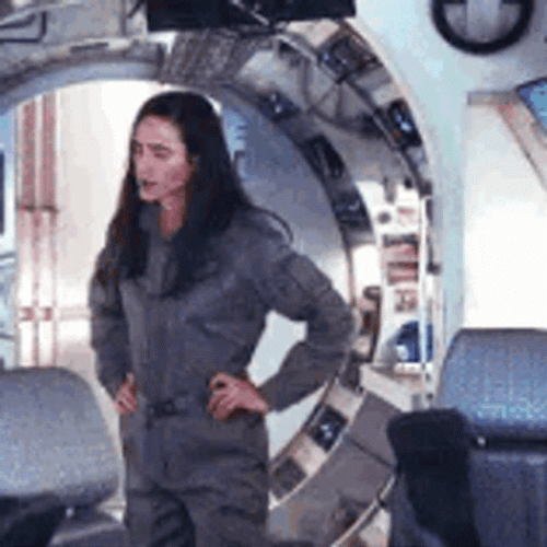 Snowpiercer Jennifer Connelly In Snowsuit GIF