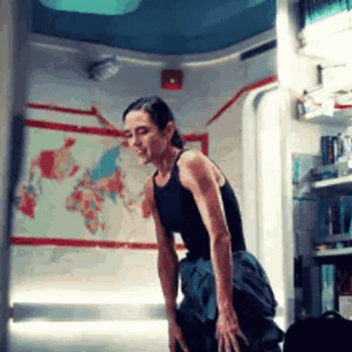 Snowpiercer Jennifer Connelly In Tank Top GIF