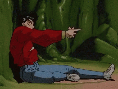 So Anyways I Started Blasting Yusuke Urameshi GIF